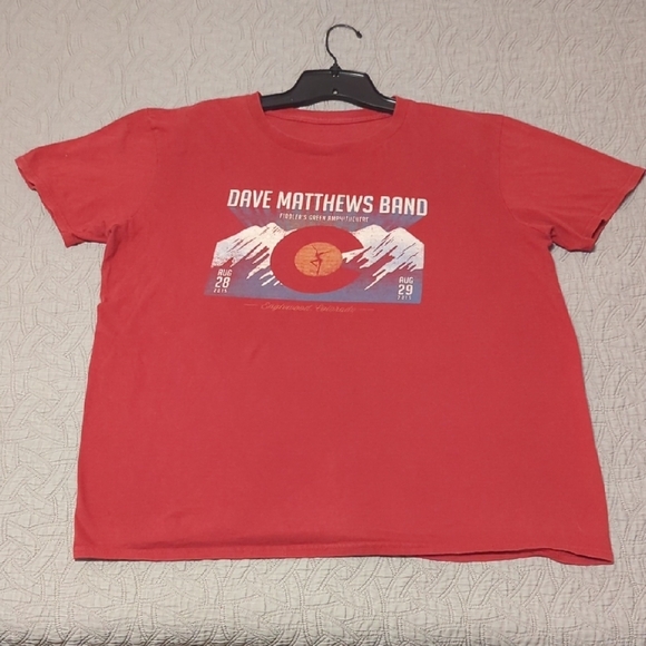 Dave Matthews Band Red T-Shirt - Picture 4 of 5